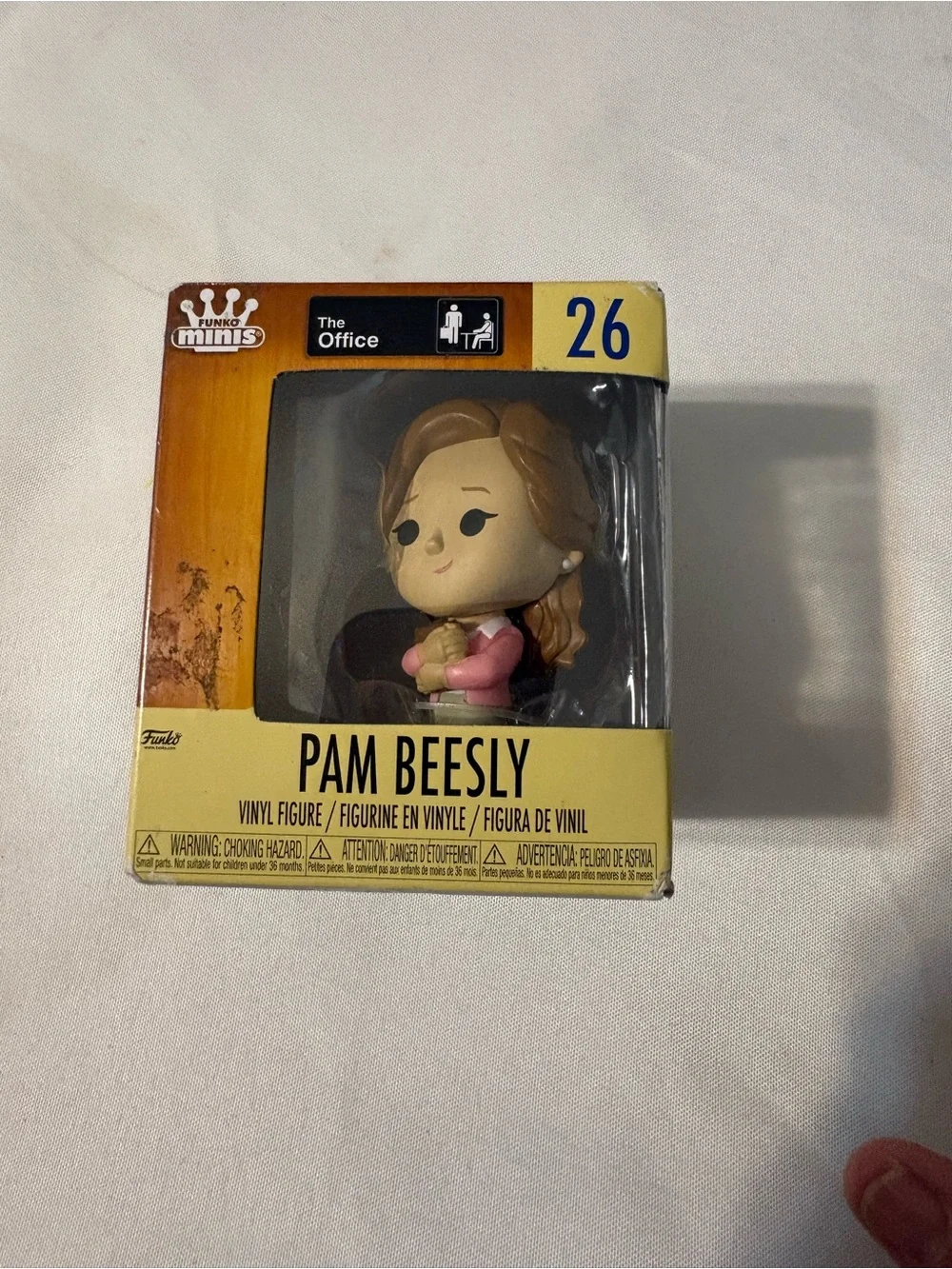 Funko Minis Pam Beesly The Office Vinyl Figure #26 packaged in its original box